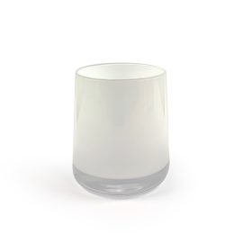 7.5 oz Contemporary Glass - Glossy White