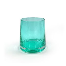 7.5 oz Contemporary Glass - Mint Blue