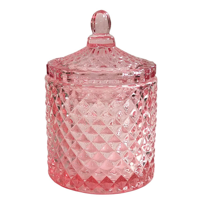 10 oz Luxury Clear Pink Vessel