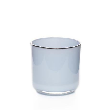 17.5 ounce Blue Grey with Silver Rim