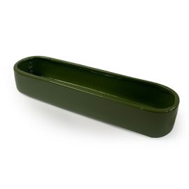 4 lb Ceramic Vessel - Olive Green
