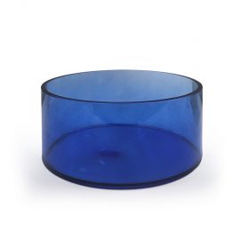 4 lb - Large Candle Bowl - Blue