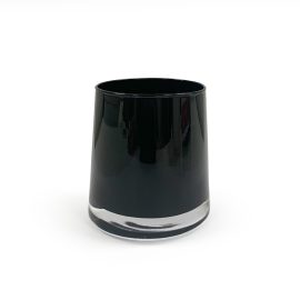 7.5 oz Contemporary Glass - Glossy Black