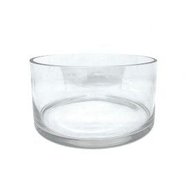 4 lb - Large Candle Bowl - Clear
